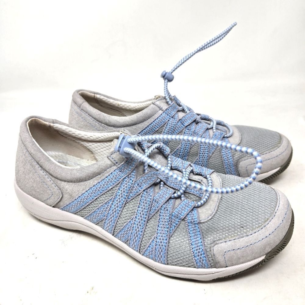 DANSKO Honor Women's Gray and Blue Casual Walking‎ Sneakers Size 36